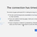 WordPress Bağlantı Zaman Aşımı Hatası